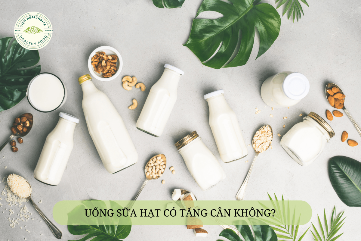 Uống sữa hạt có tăng cân không?