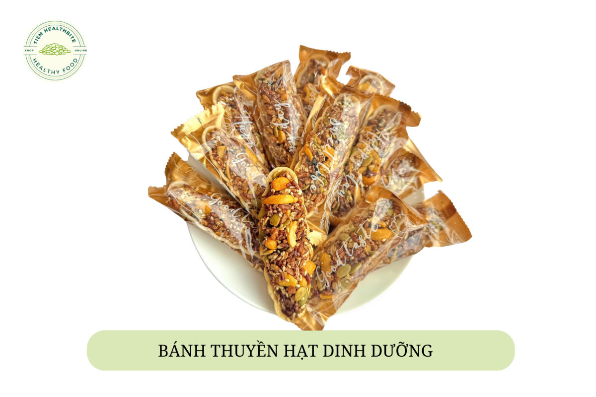 Bánh thuyền hạt dinh dưỡng giúp bổ dưỡng chất cho sức khỏe.